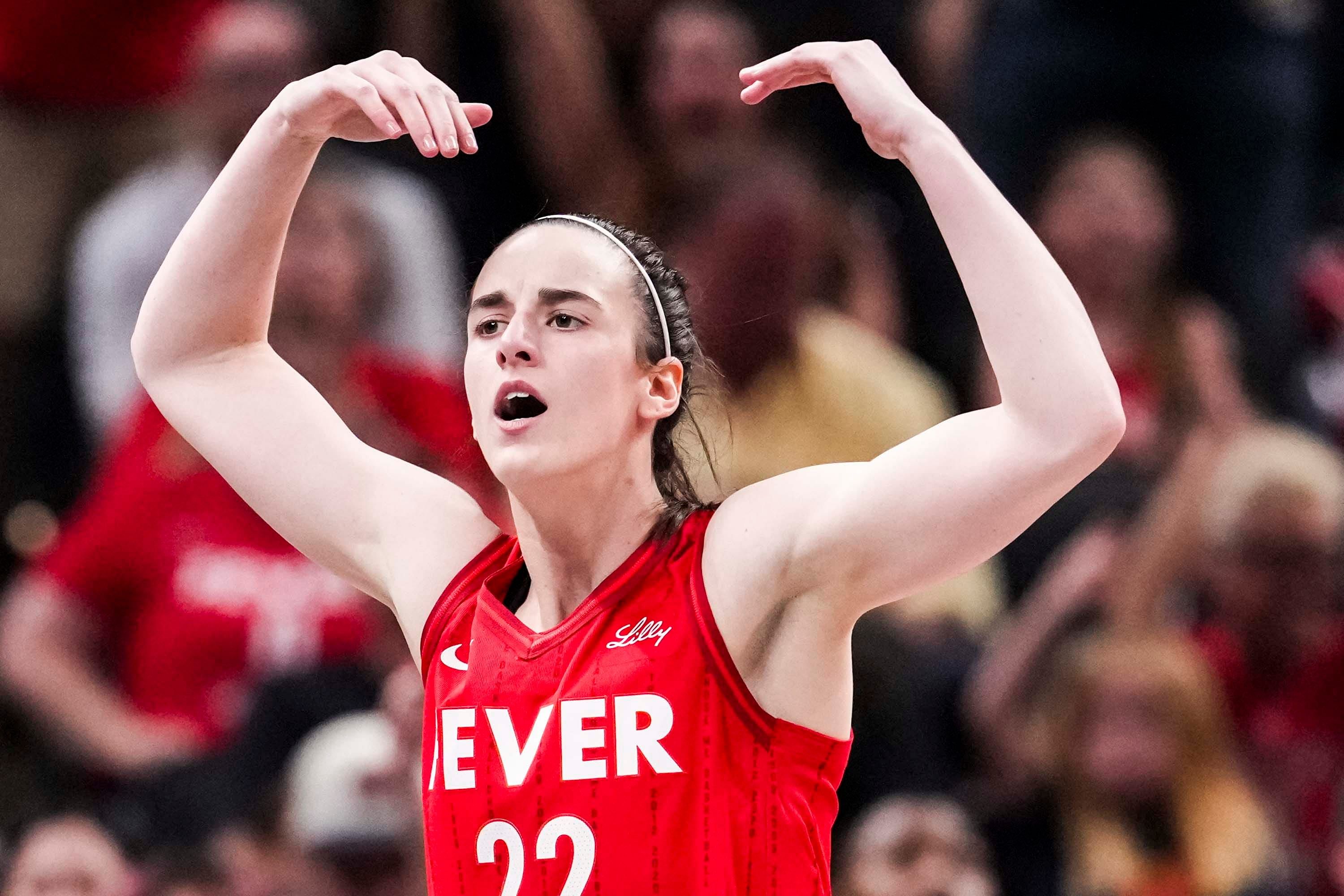 Caitlin Clark drops triple-double in season opener. (Photo: IMAGN)